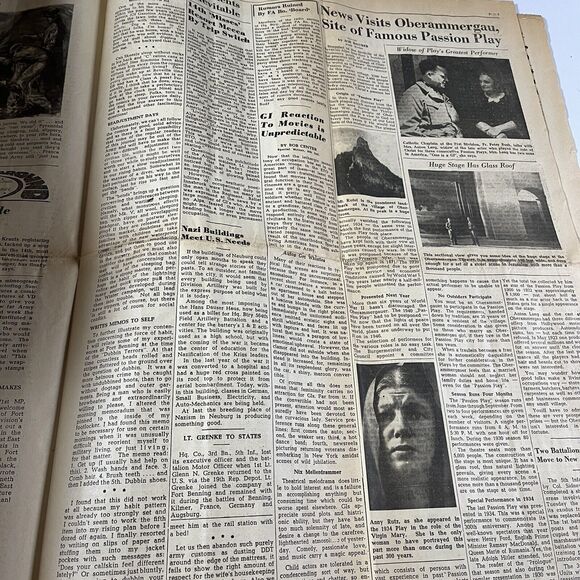 Vintage WWII Red Circle News 71st Newspaper Milton Caniff Comic Sept. 8, 1945 - Picture 6 of 8